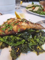 Baked Branzino Broccoli Rabe